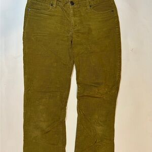 J. Crew Men's Green Corduroy Pants